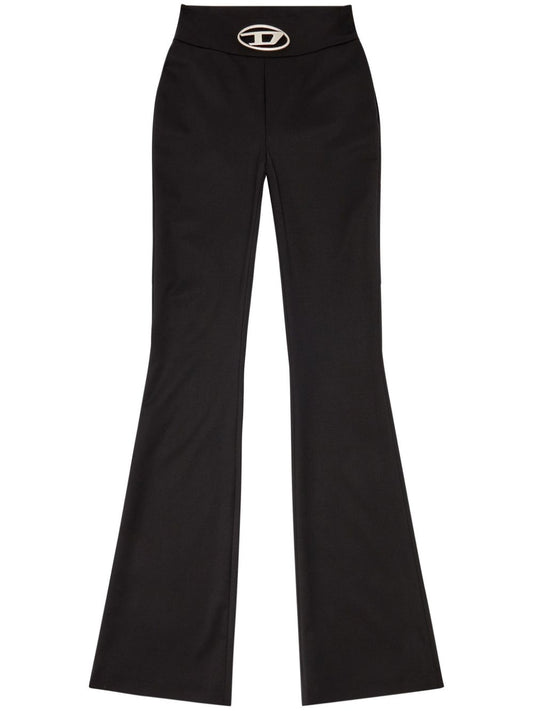 Wool blend trousers