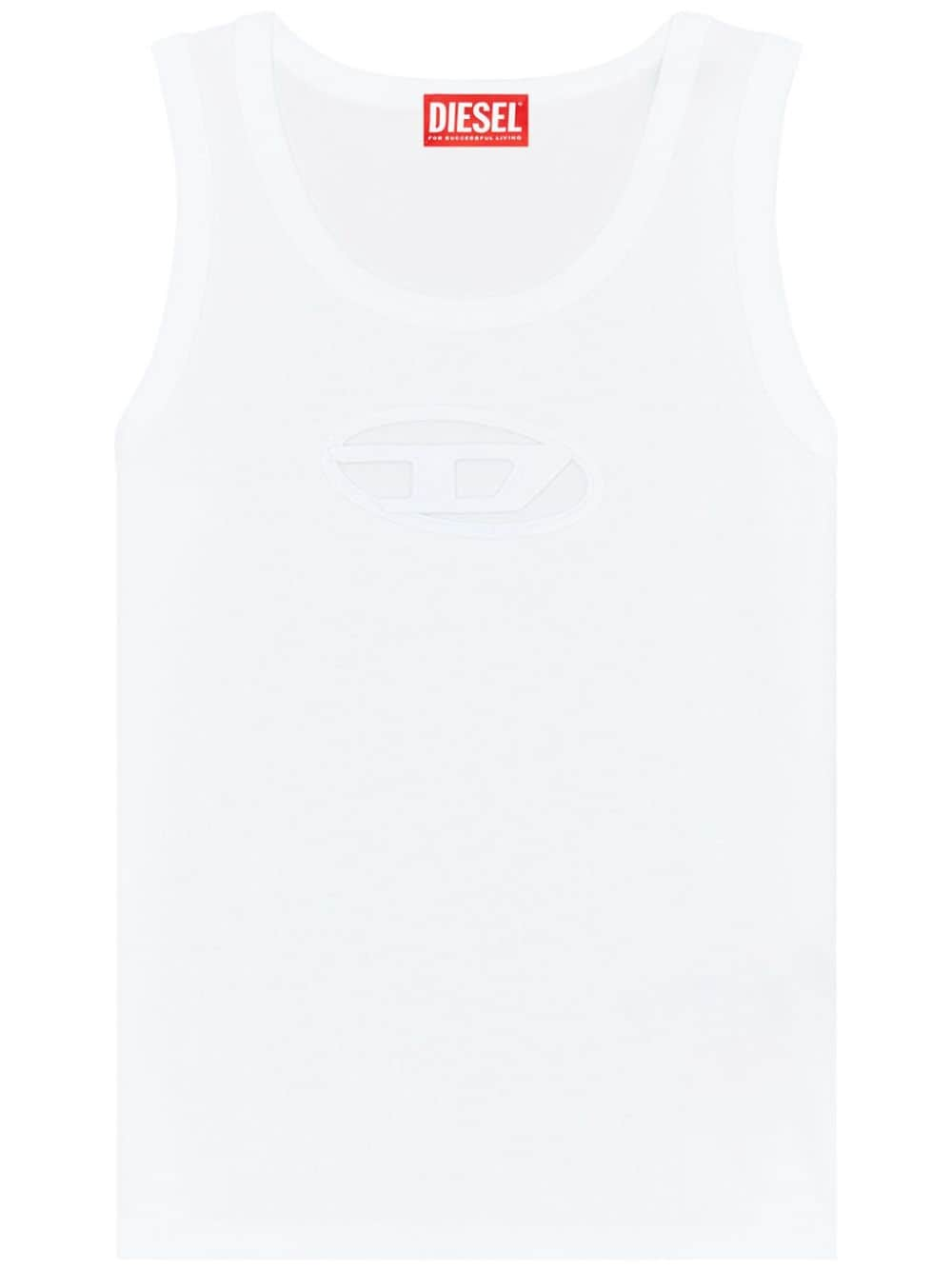 Logo cotton tank top