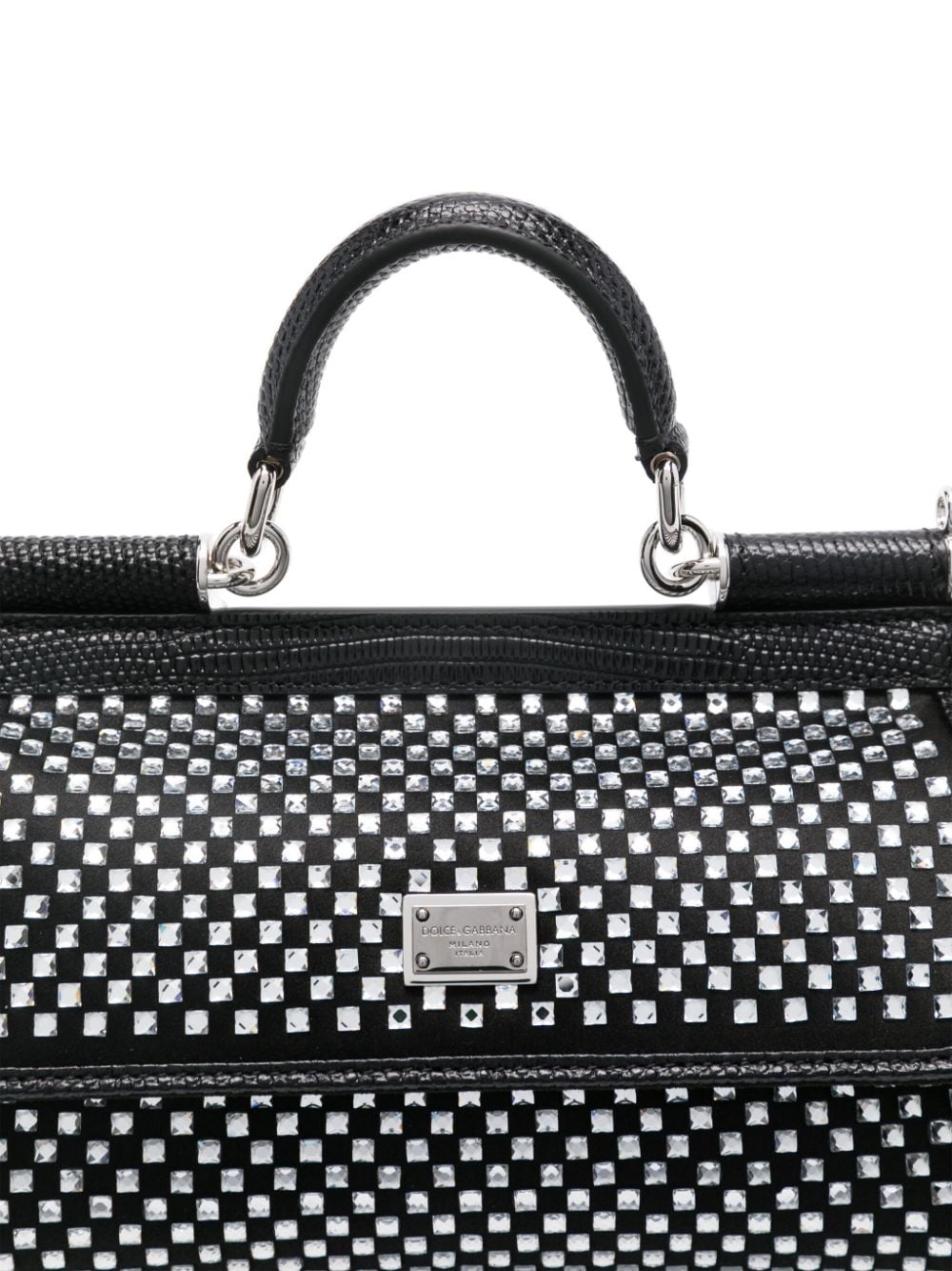 Sicily crystal embellished small handbag