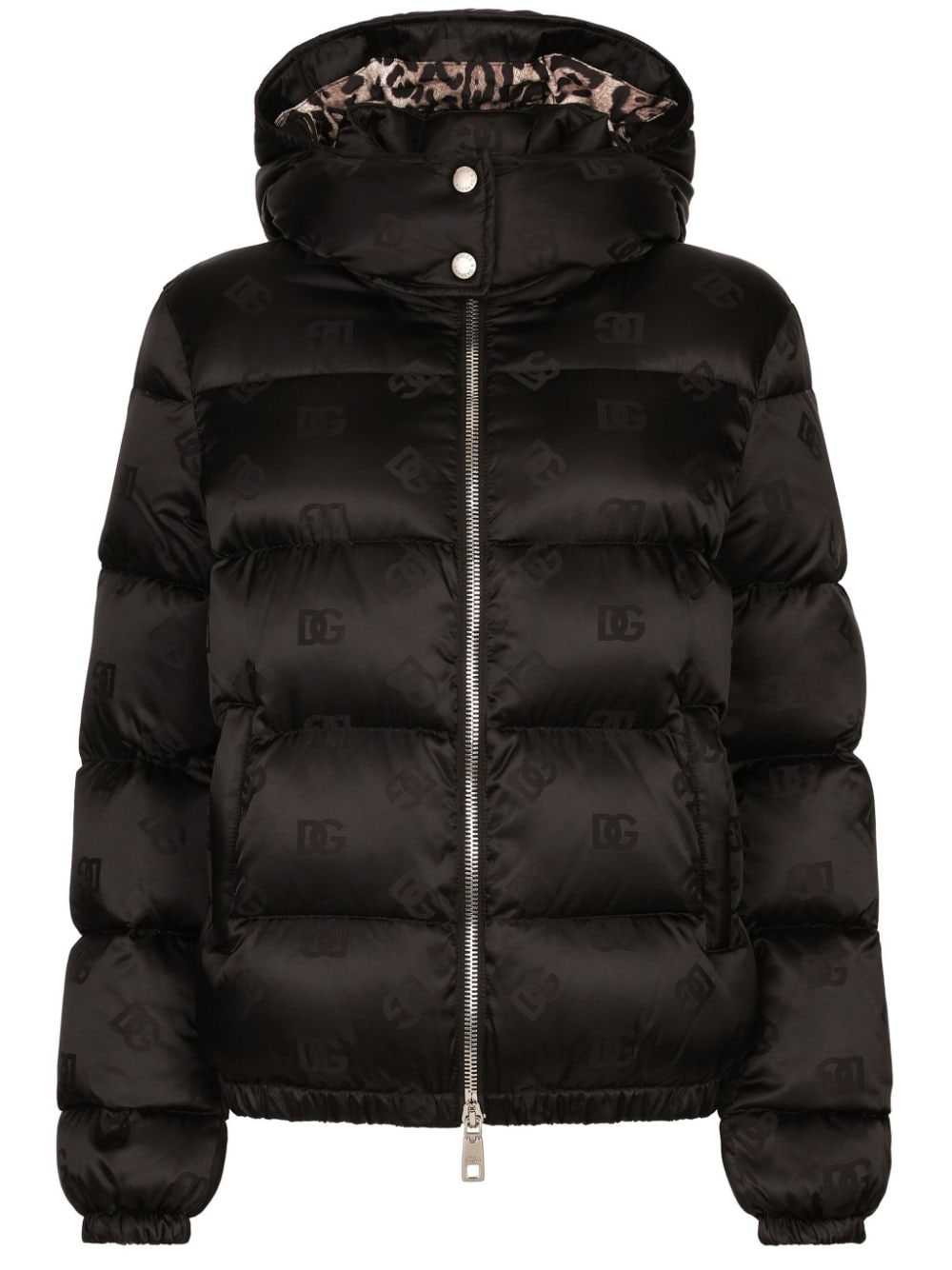 Nylon short down jacket