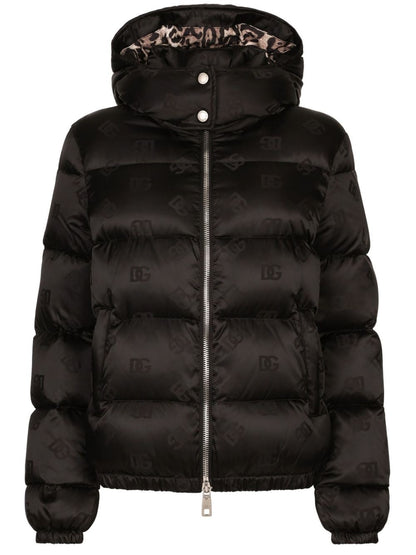 Nylon short down jacket