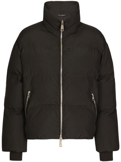 Nylon short down jacket