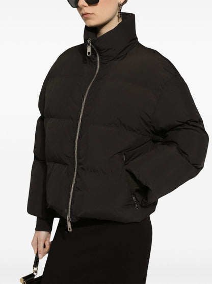 Nylon short down jacket