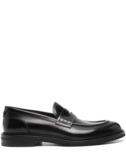 Leather loafers