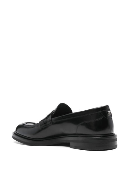 Leather loafers