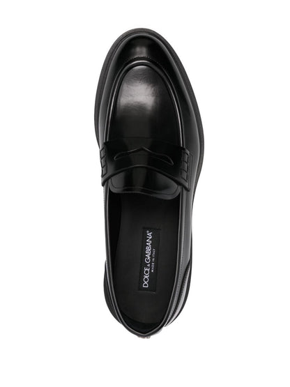 Leather loafers