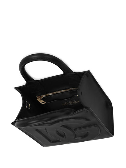 Dg daily mini leather tote bag