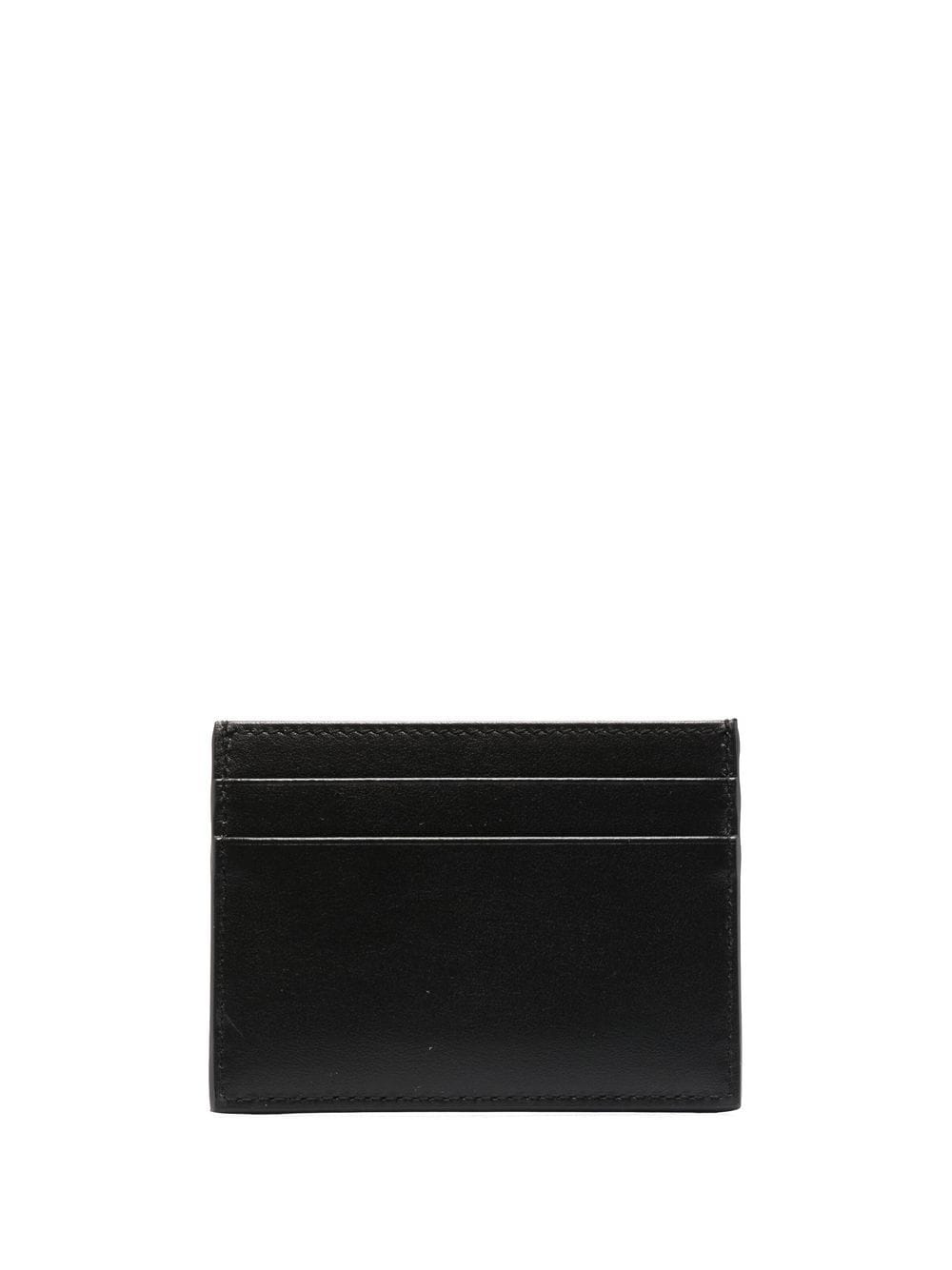 Dg logo leather card case