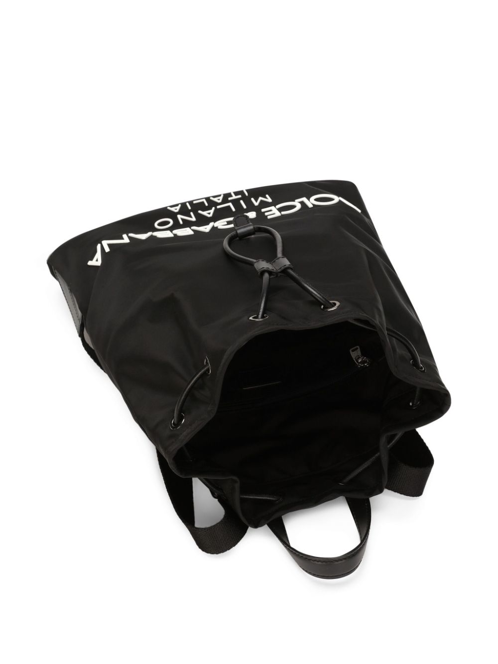 Logo nylon backpack