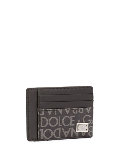 Allover logo card case