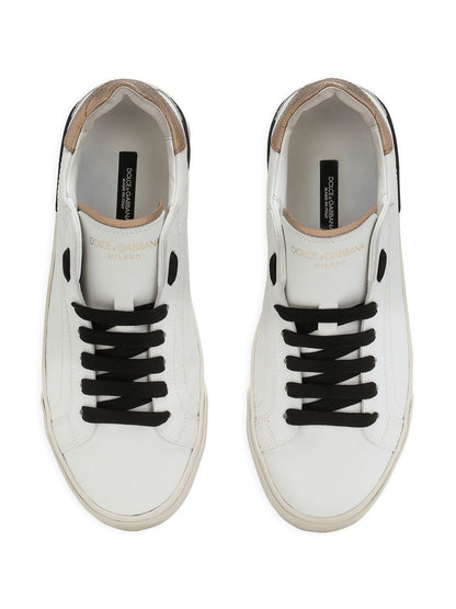 Portofino vintage leather sneakers