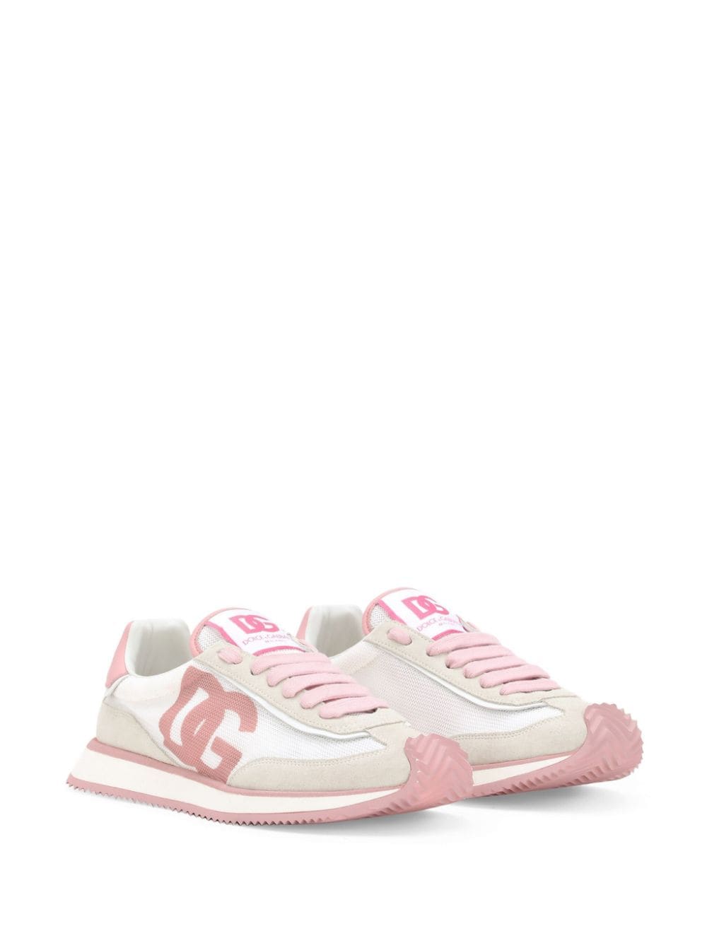 Dg cushion leather sneakers