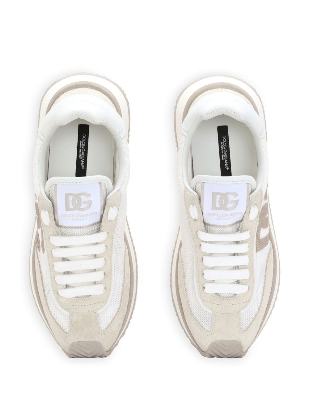 Dg cushion leather sneakers