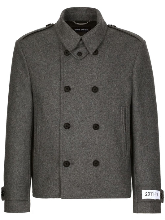 Wool caban coat