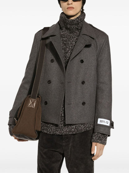 Wool caban coat