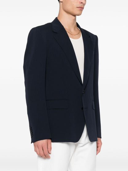 Wool single-breasted jacket