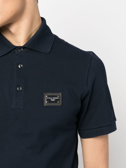 Logo cotton polo shirt