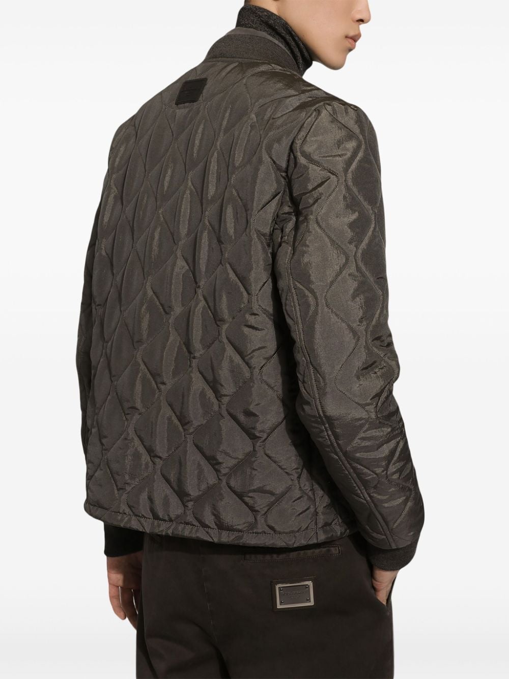 Nylon bomber jacket