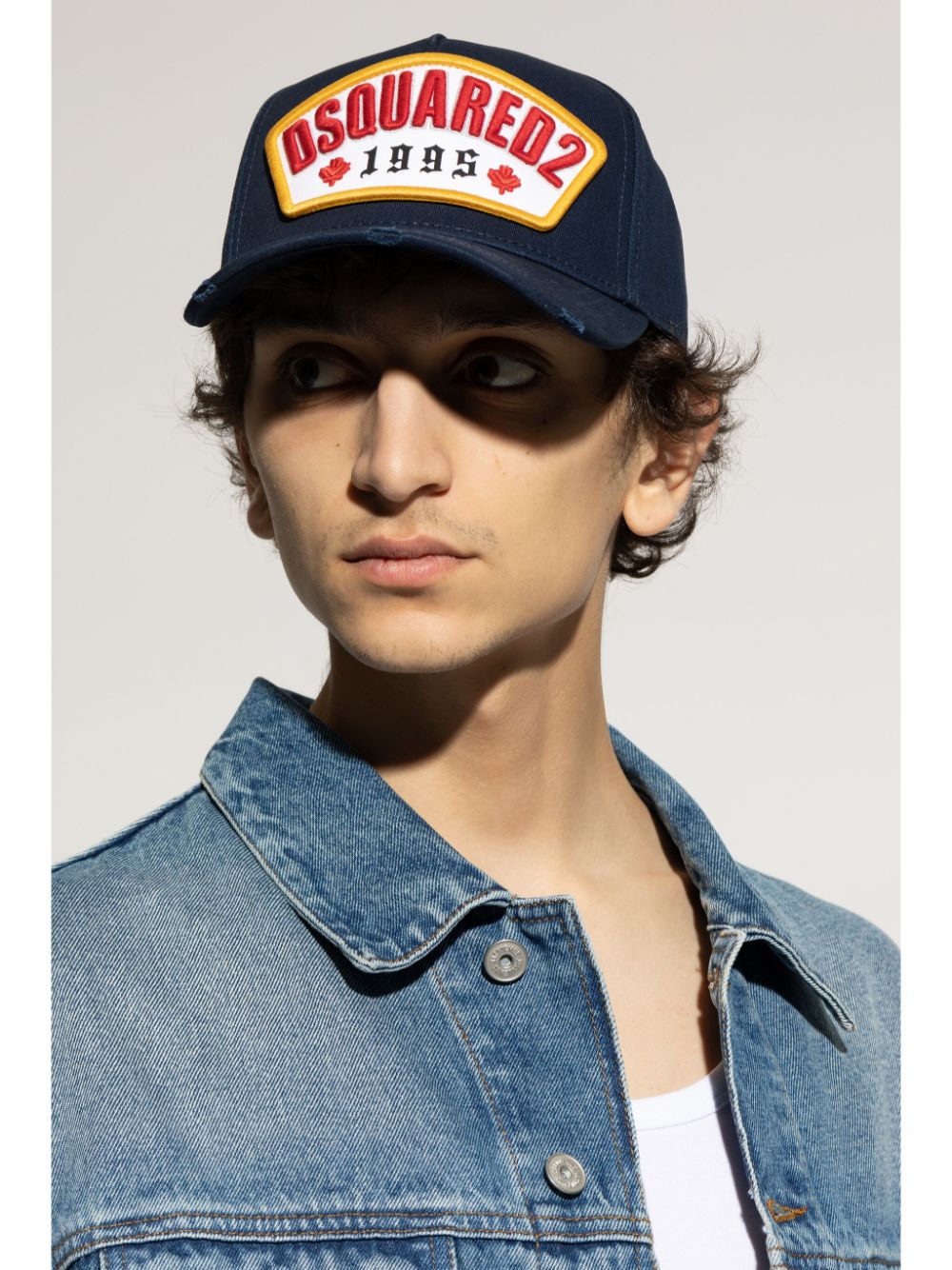 Logo patch baseball cap