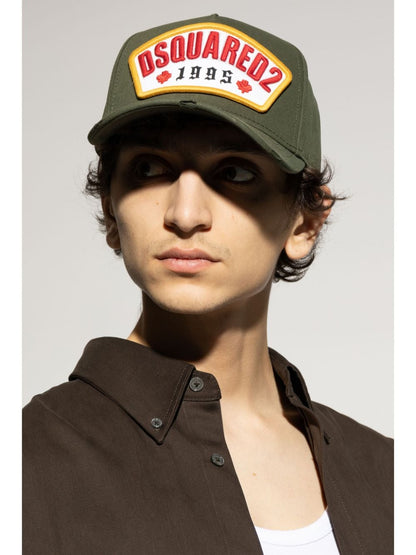 Logo patch baseball cap