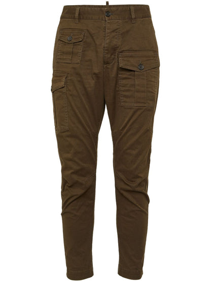 Cotton cargo trousers