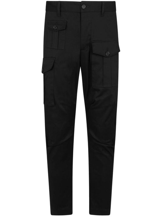 Cotton cargo trousers