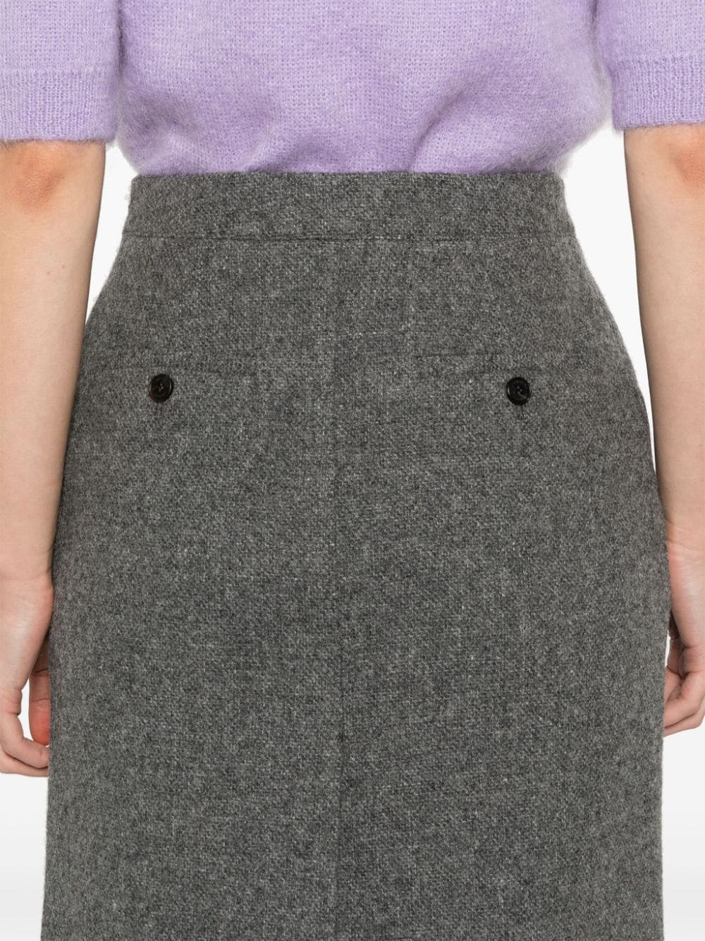 Wool skirt