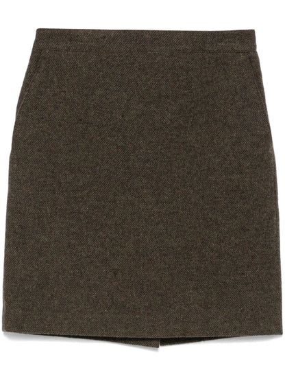 Wool skirt