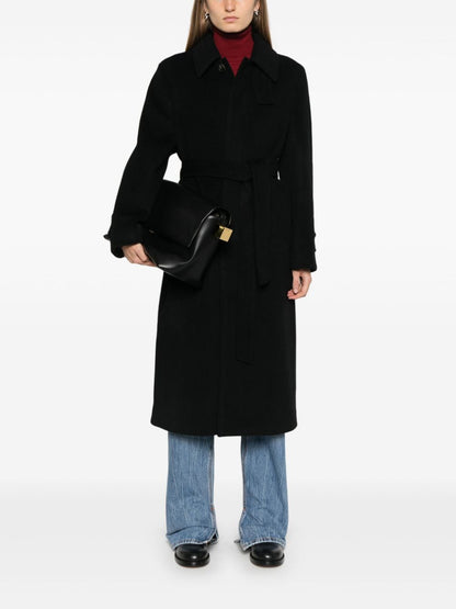 Wool belted coat