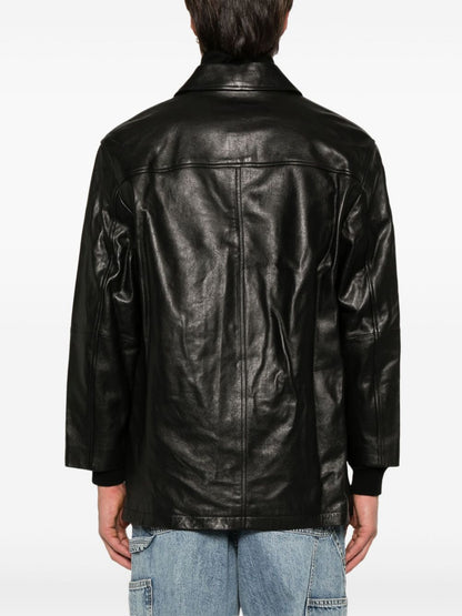 Faux leather jacket