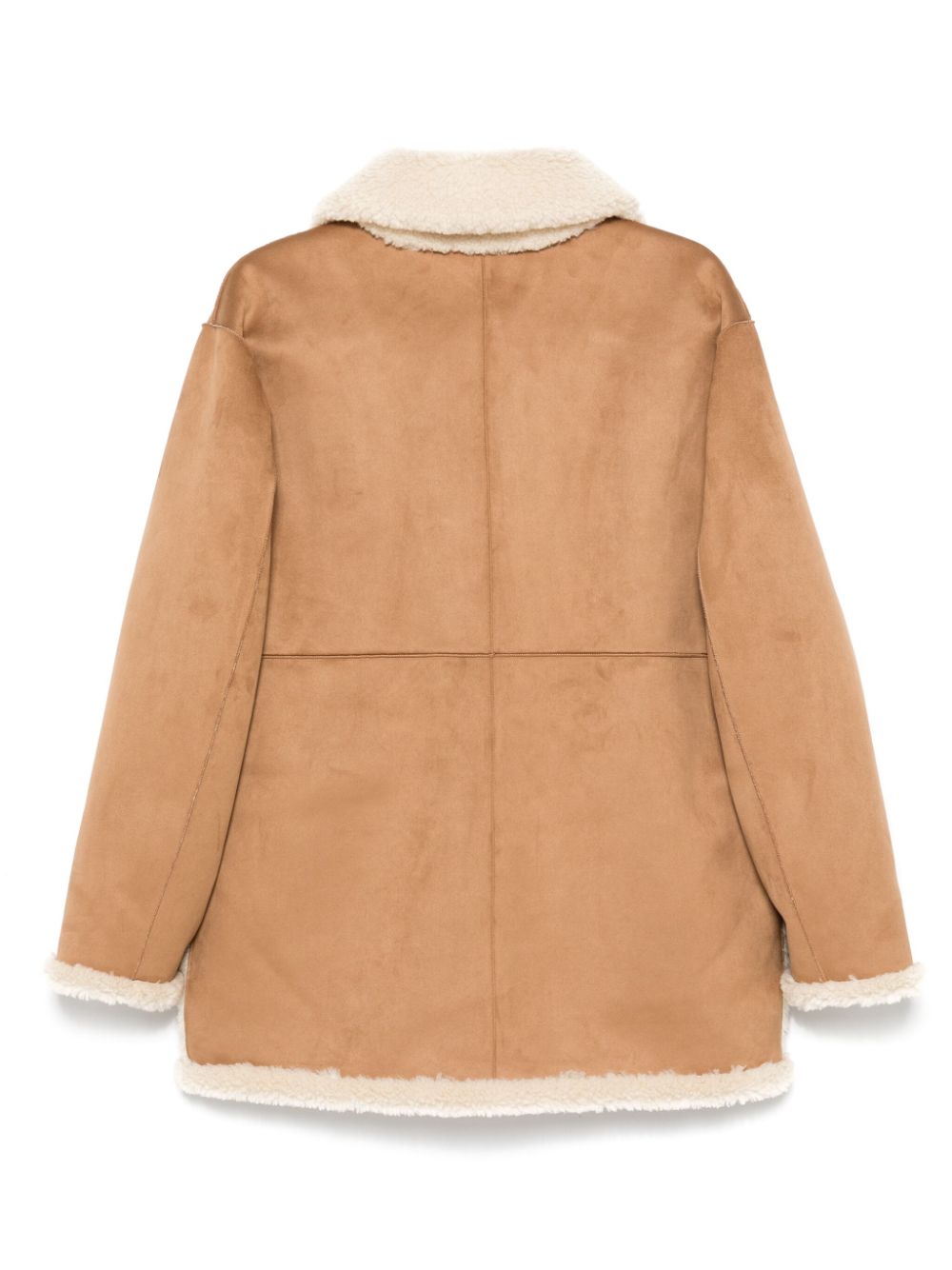 Shearling reversible jacket