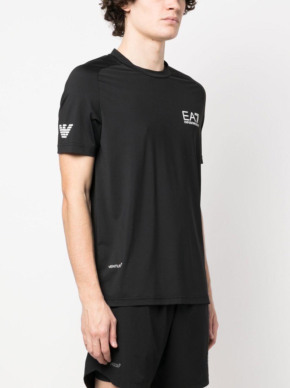 Logo nylon t-shirt