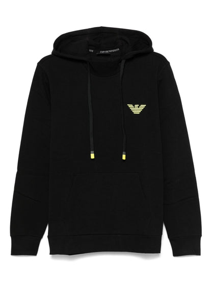 Logo cotton hoodie