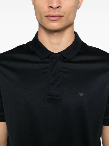 Logo cotton polo shirt