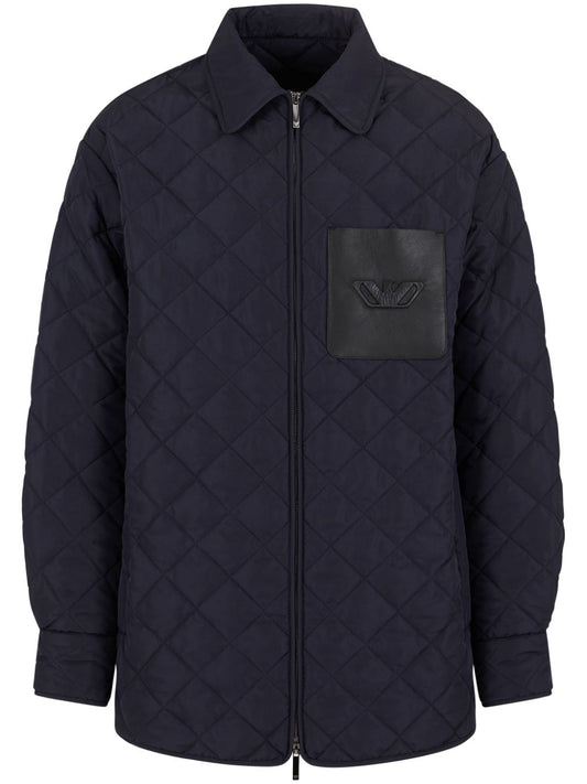 Nylon quilted jacket