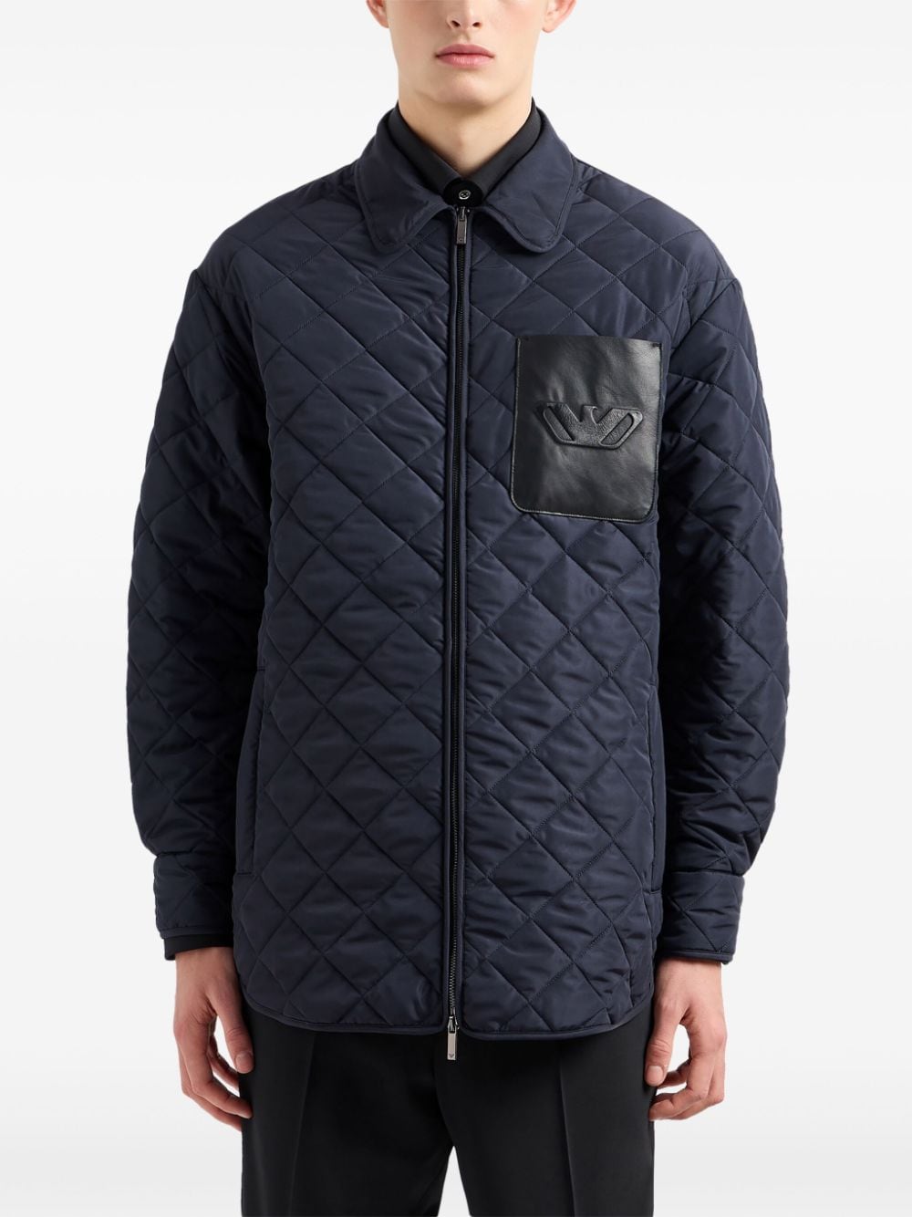 Nylon quilted jacket