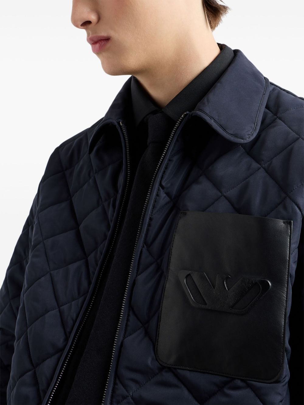 Nylon quilted jacket