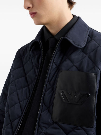 Nylon quilted jacket