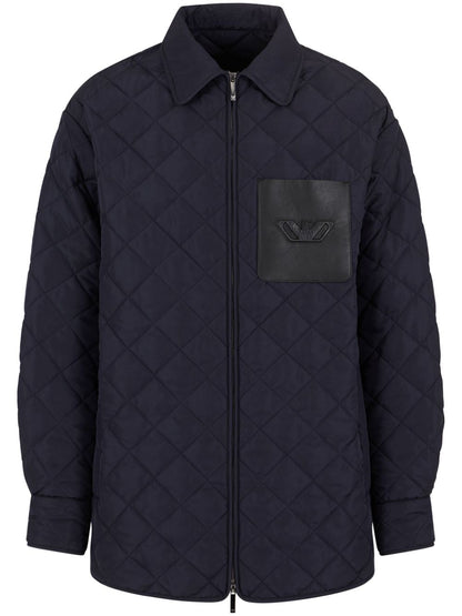 Nylon quilted jacket