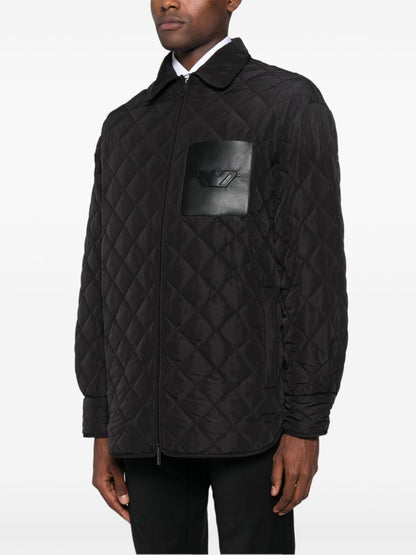 Nylon quilted jacket