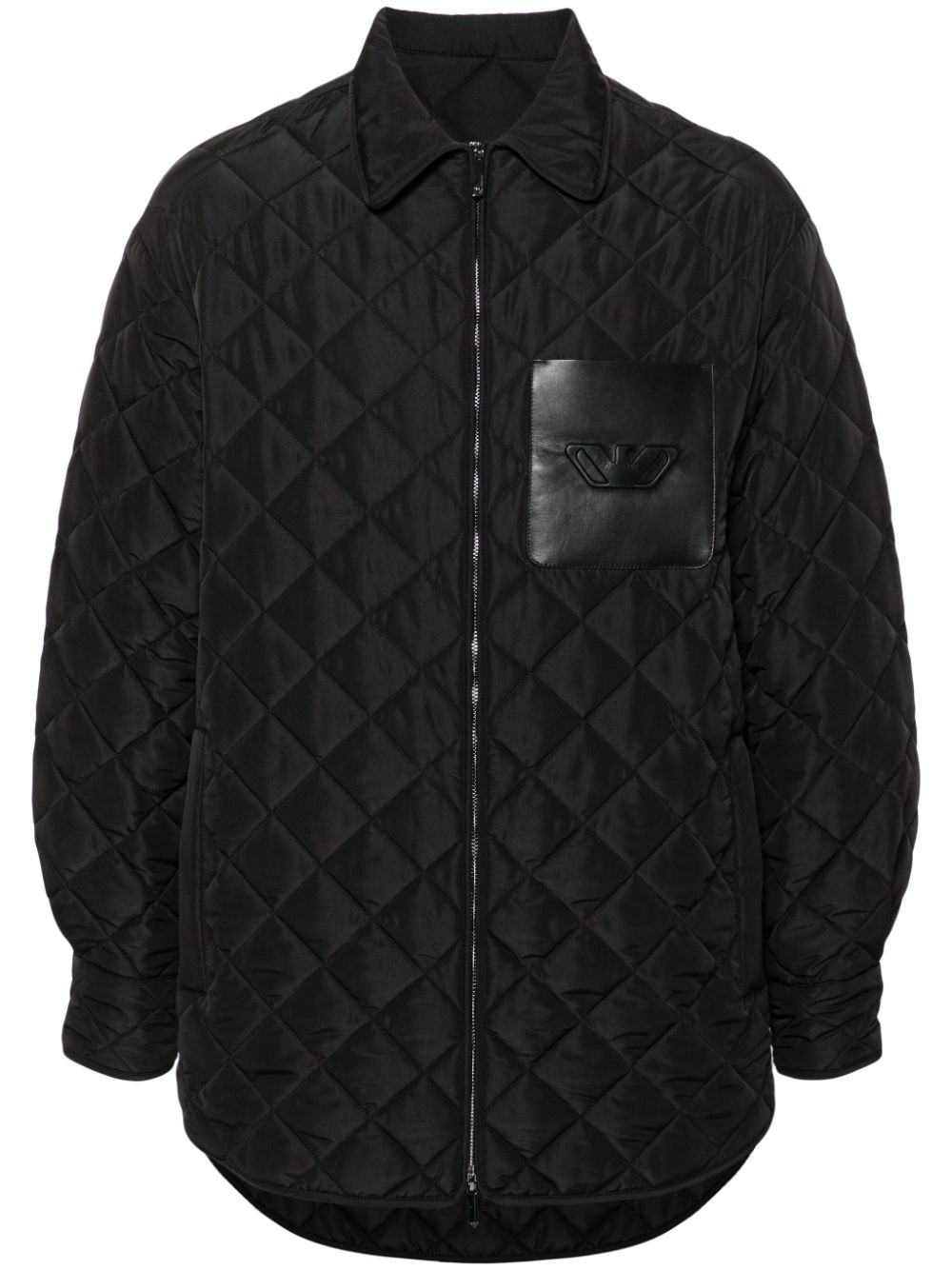 Nylon quilted jacket