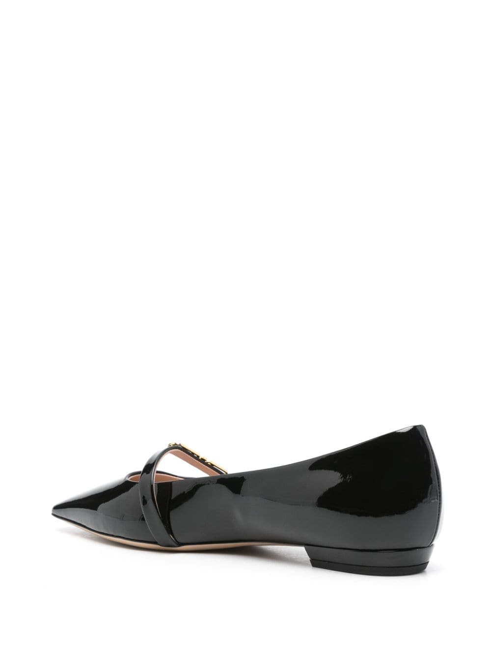 Patent leather ballet flats