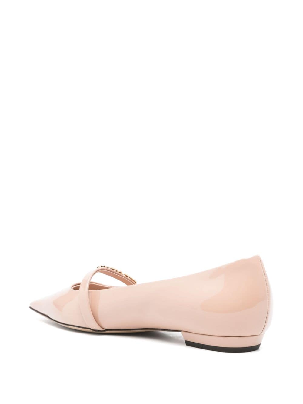 Patent leather ballet flats