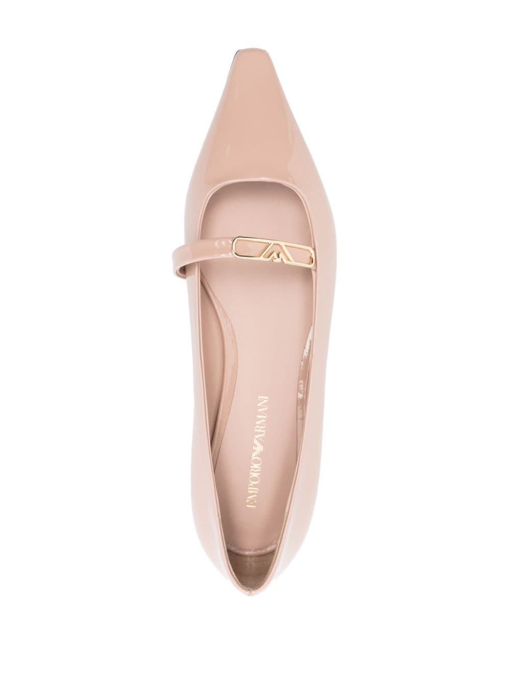 Patent leather ballet flats