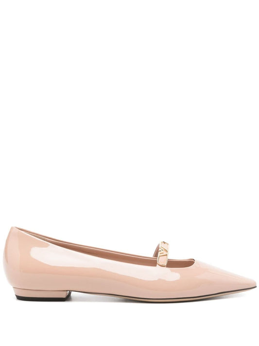 Patent leather ballet flats