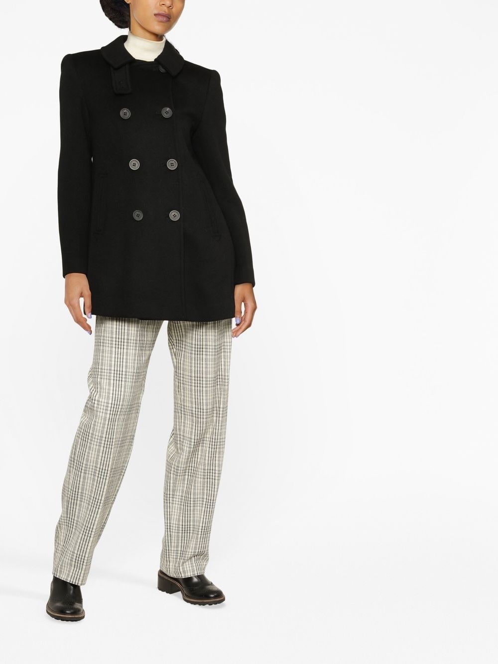 Wool and cashmere blend coat