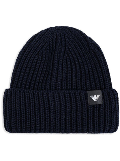 Logo wool beanie