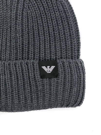 Logo wool beanie