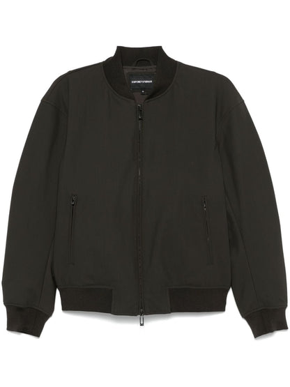 Nylon bomber jacket