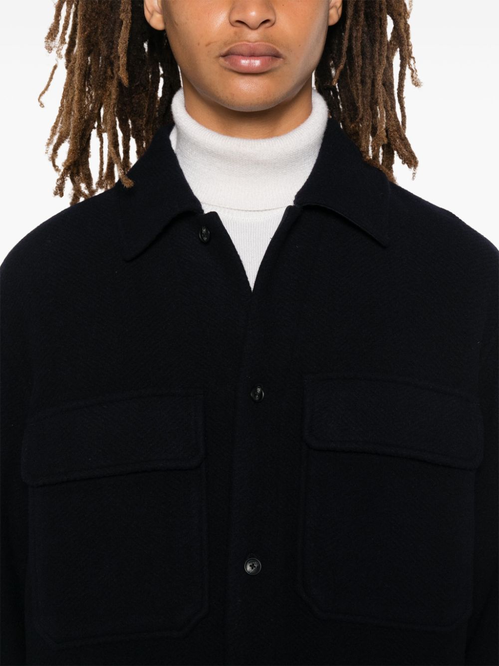 Wool overshirt